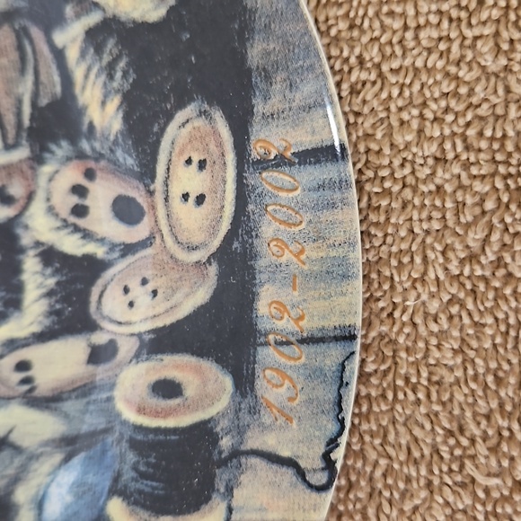 100th Anniversary Teddy Bear Collector's Plate 2002 Limited Edition in Box T10 - Picture 5 of 10